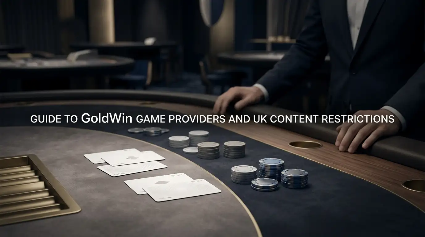 Editorial illustration for GoldWin Game Providers and UK Content Restrictions